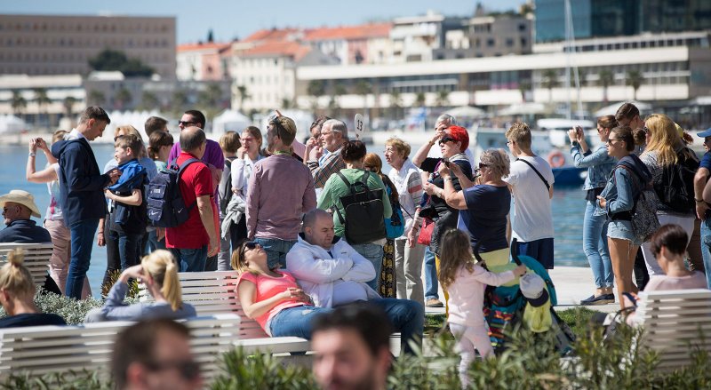 Split: Turisti u gradu na početku turističke sezone