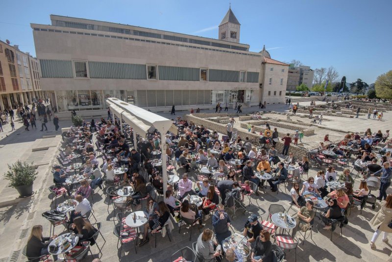 Zadrani iskoristili subotnje jutro za uživanje na suncu