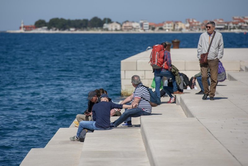 Zadrani iskoristili subotnje jutro za uživanje na suncu