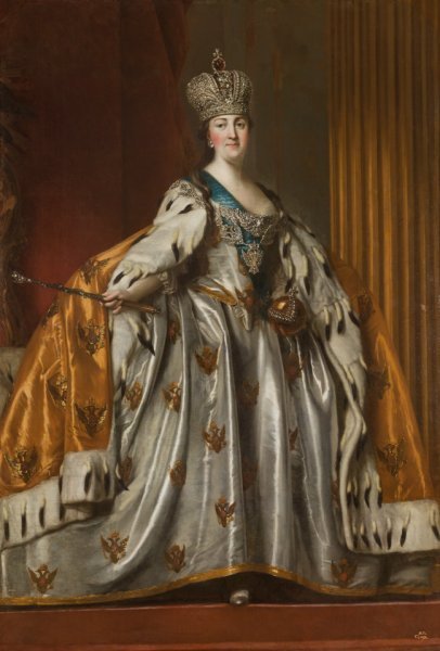 Vigilius Eriksen, Portret Katarine II. u krunidbenoj haljini