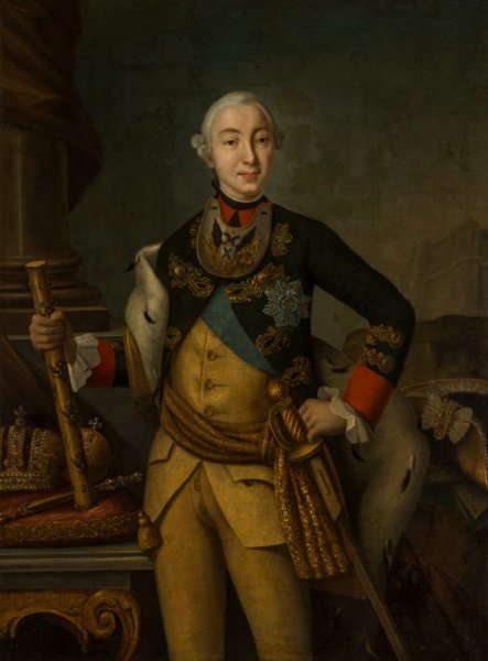 Nepoznati umjetnik, Portret cara Petra III., 1762.