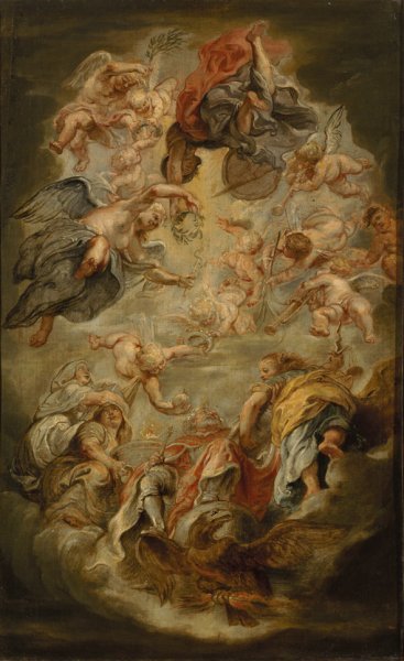 Peter Paul Rubens, Apoteoza Jakova I., oko 1632.-1633.