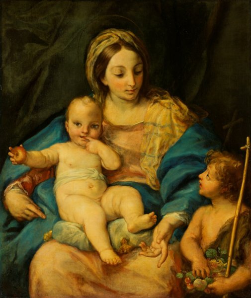 Carlo Maratti, Madona s djetetom i Ivanom Krstiteljem, oko 1700.