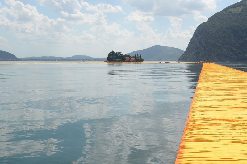 The Floating Piers, Iseo, Italija, 2016.