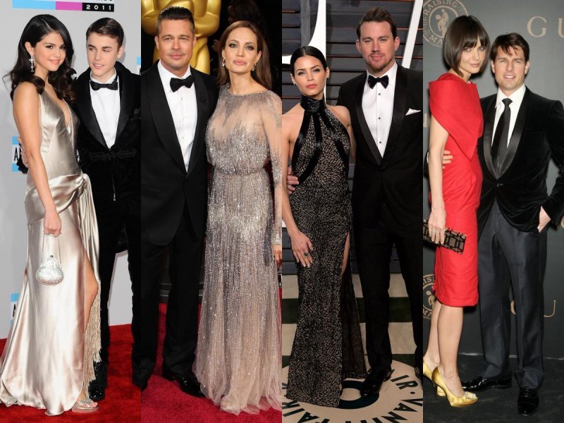 Selena Gomez i Justin Bieber, Brad Pitt i Angelina Jolie, Jenna Dewan i Channing Tatum, Katie Holmes i Tom Cruise