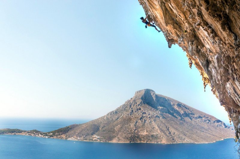Alpinisti na otoku Kalymnosu