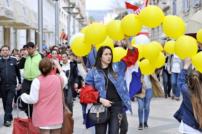 Prosvjed protiv Istanbulske konvencije u Splitu