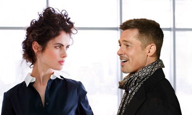 Neri Oxman i Brad Pitt