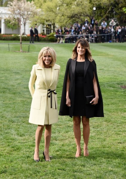 Brigitte Macron i Melania Trump