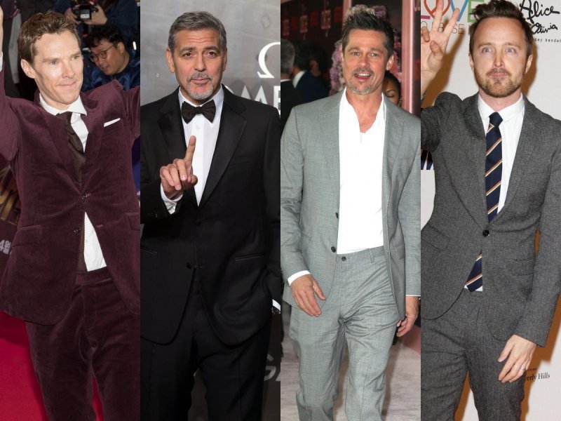 Benedict Cumberbatch, George Clooney, Brad Pitt, Aaron Paul