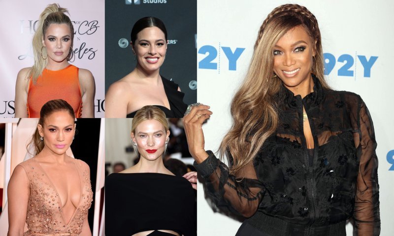 Khloé Kardashian, Jennifer Lopez, Karlie Kloss, Ashley Graham, Tyra Banks