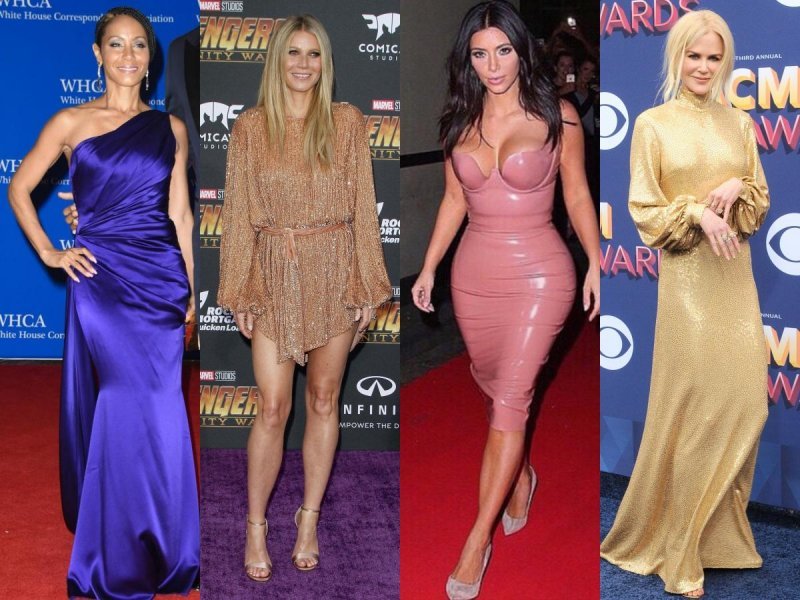 Jada Pinkett Smith, Gwyneth Paltrow, Kim Kardashian i Nicole Kidman