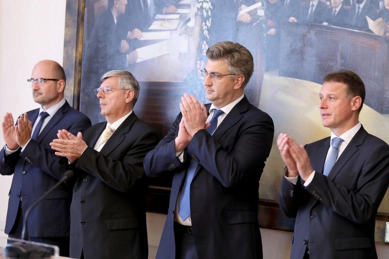 Milijan Brkić, Željko Reiner, Andrej Plenković, Gordan Jandroković
