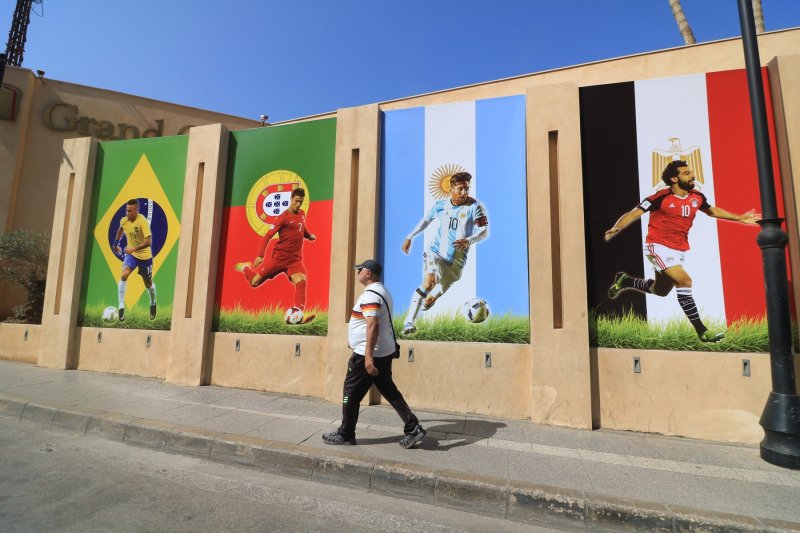 Mural sa zvijezdama SP-a, Neymar, Ronaldo, Messi i Salah