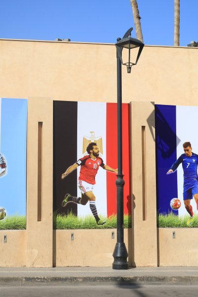 Mural sa zvijezdama SP-a, Salah i Griezmann