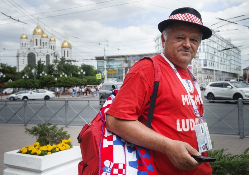 Hrvatski navijači u Kalinjingradu