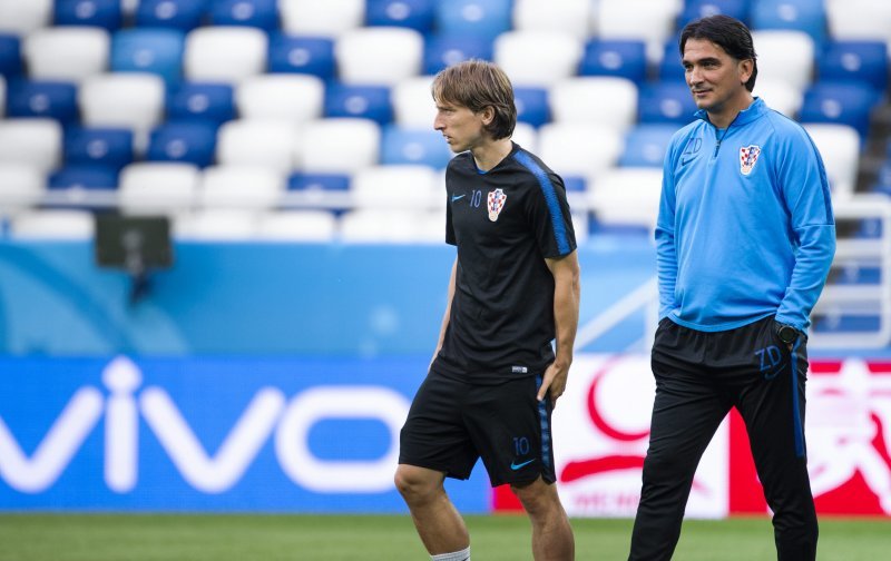 Zadnji trening Hrvatske prije Nigerije, Modrić i Dalić