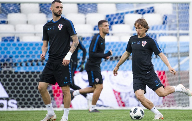 Zadnji trening Hrvatske prije Nigerije, Brozović i Modrić