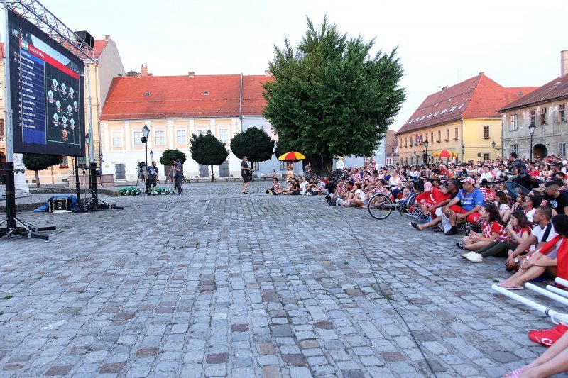 Navijačka atmosfera u Osijeku