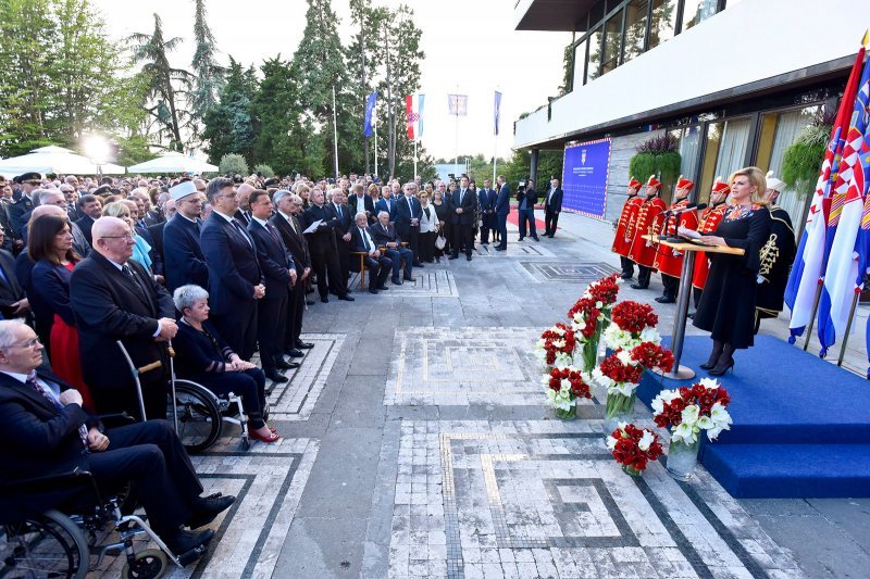 Prijem Predsjednice Republike u prigodi Dana državnosti Republike Hrvatske