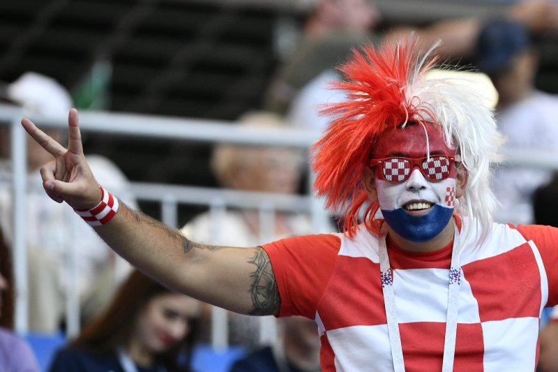 Hrvatski navijači na Areni Rostov