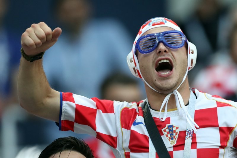 Hrvatska - Danska, navijači na stadionu