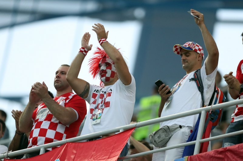 Hrvatska - Danska, navijači na stadionu