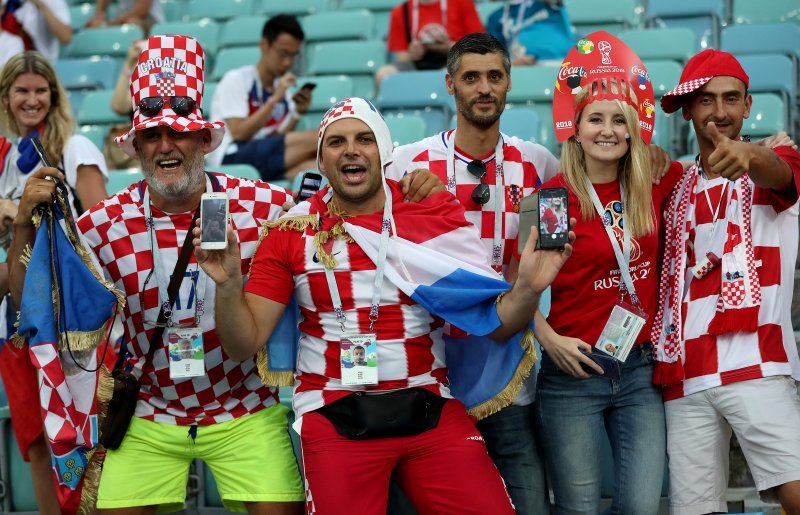 Navijači na stadionu u Sočiju