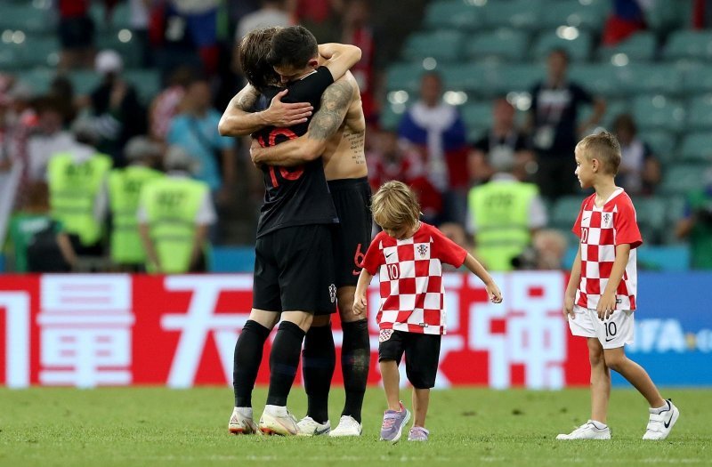 Luka Modrić i Dejan Lovren