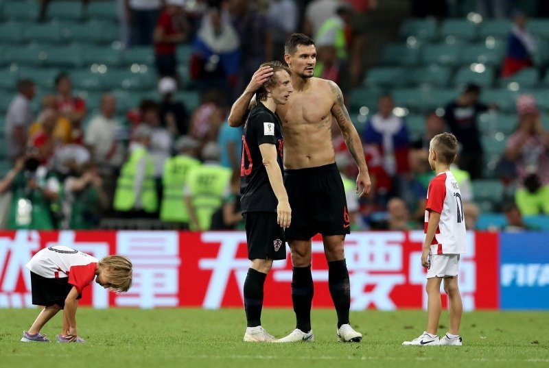 Luka Modrić i Dejan Lovren