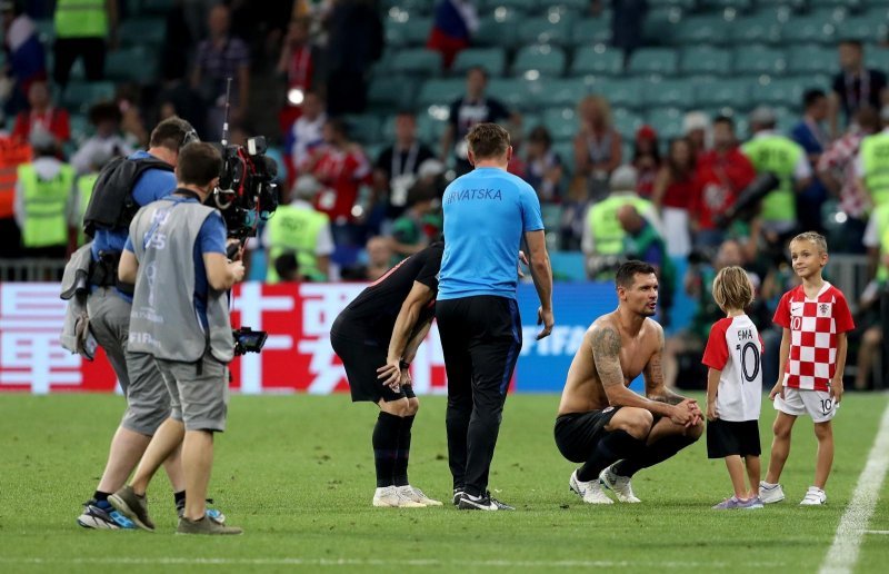 Luka Modrić i Dejan Lovren