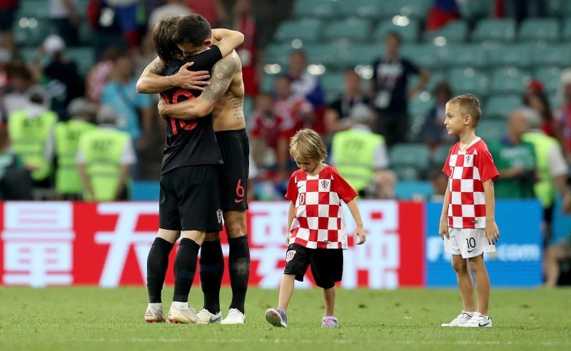 Luka Modrić i Dejan Lovren