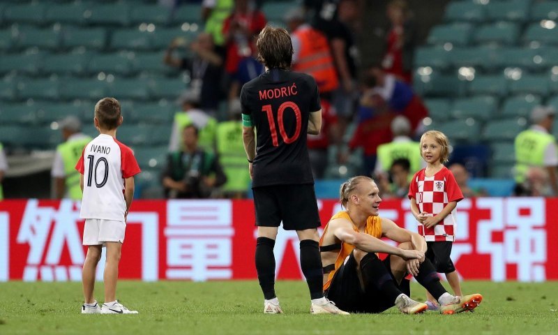 Luka Modrić i Domagoj Vida