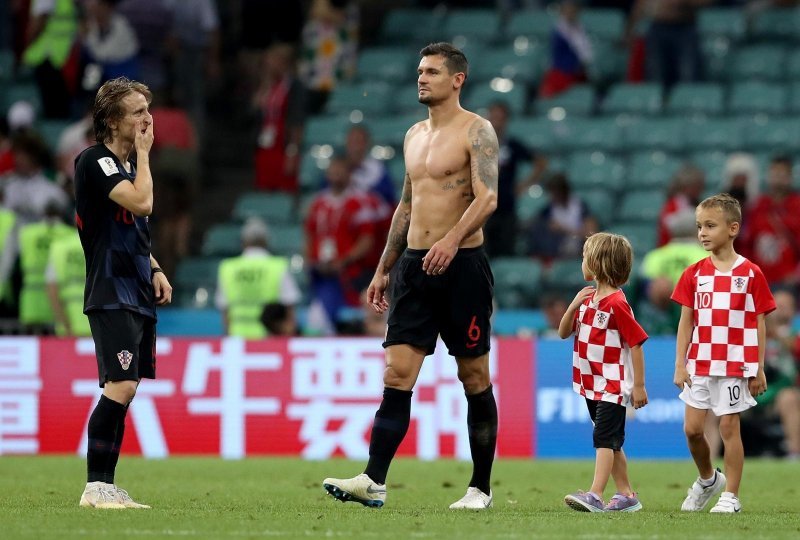 Luka Modrić i Dejan Lovren