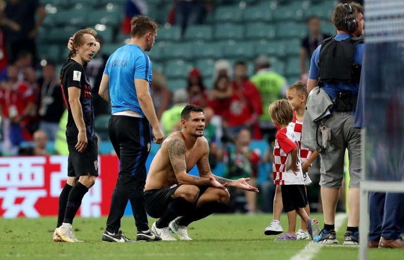 Luka Modrić i Dejan Lovren