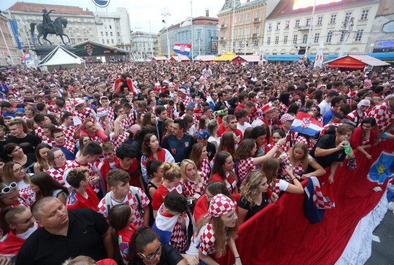 Navijačko ludilo u Zagrebu