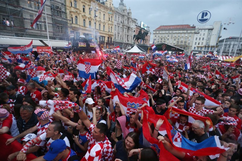 Navijačko ludilo u Zagrebu