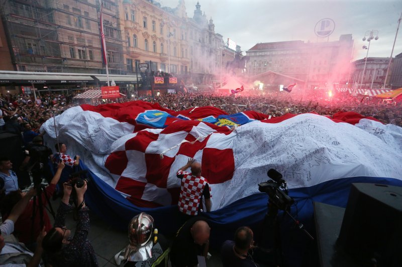 Navijačko ludilo u Zagrebu