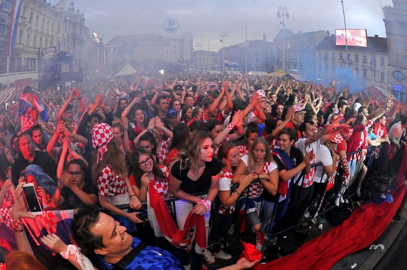 Navijačko ludilo u Zagrebu