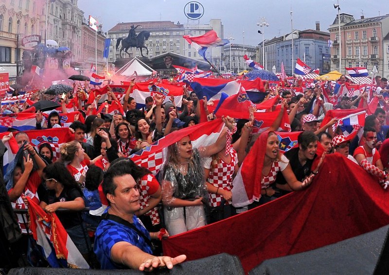 Navijačko ludilo u Zagrebu