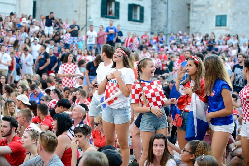 Navijačko ludilo u Dubrovniku