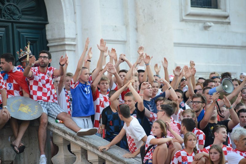 Navijačko ludilo u Dubrovniku