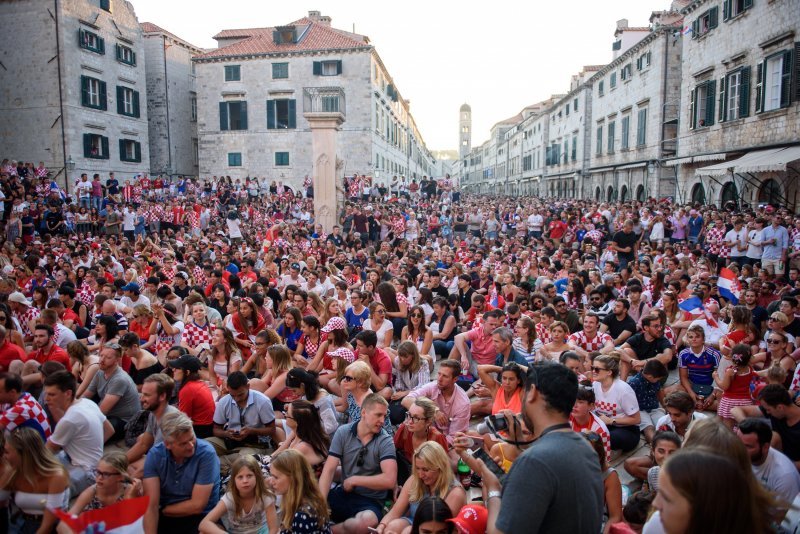 Navijačko ludilo u Dubrovniku