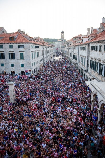 Navijačko ludilo u Dubrovniku