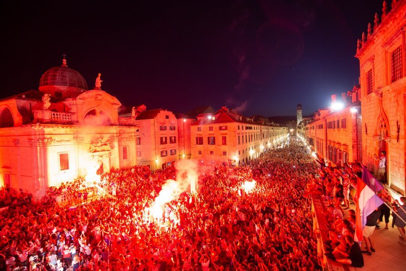 Navijači u Dubrovniku