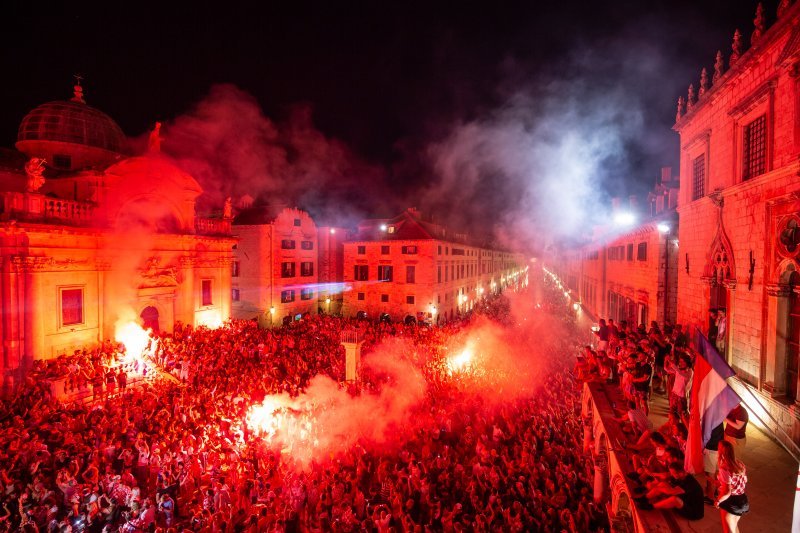 Navijači u Dubrovniku