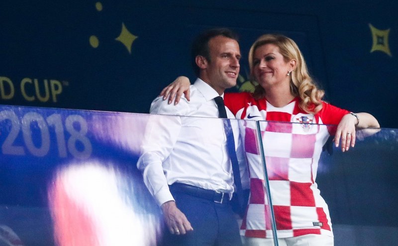 Emmanuel Macron i Kolinda Grabar Kitarović