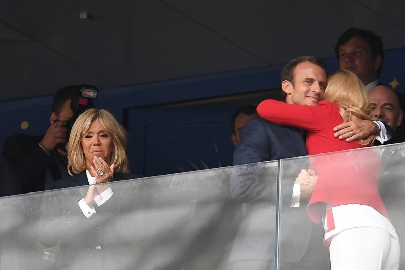 Brigitte Macron, Emmanuel Macron i Kolinda Grabar Kitarović