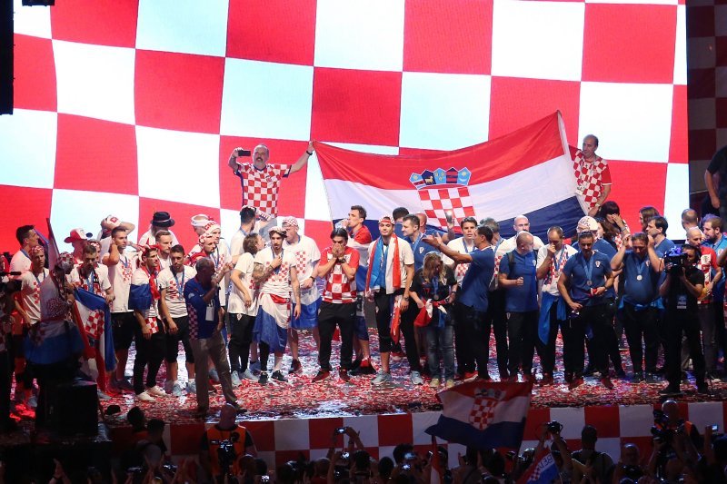 Vatreni na Trgu bana Jelačića