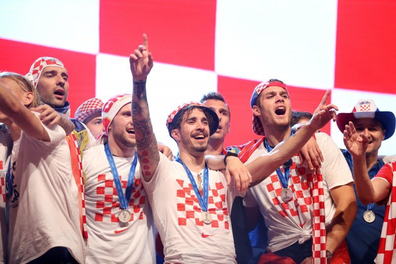 Vatreni na Trgu bana Jelačića